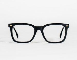 Affordable eyewear black square eyeglasses frame